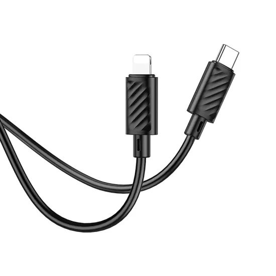 Hoco X88 Καλώδιο USB-C σε Lightning, PD 2.4A 20W, 1 μ, μαύρο