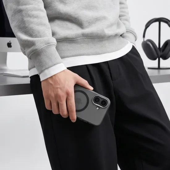 Tech-Protect MagZero MagSafe iPhone 17 ümbris – matt must