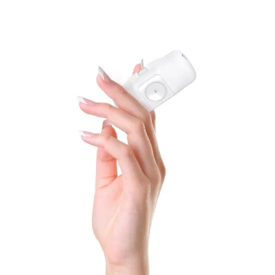 Wozinsky WF16-YLS 15W Mini Power Bank 5000mAh Lightning + USB-C + Φορτιστής Apple Watch, Λευκό