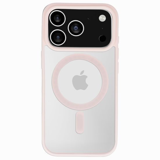Θήκη Acrylic Color Magsafe, iPhone 17 Pro, ανοιχτό ροζ