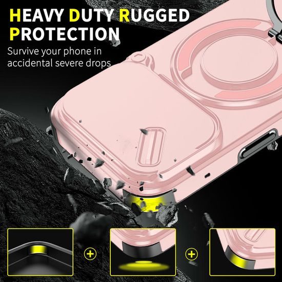 Θήκη Camslide Stand, iPhone 17 Pro, ροζ