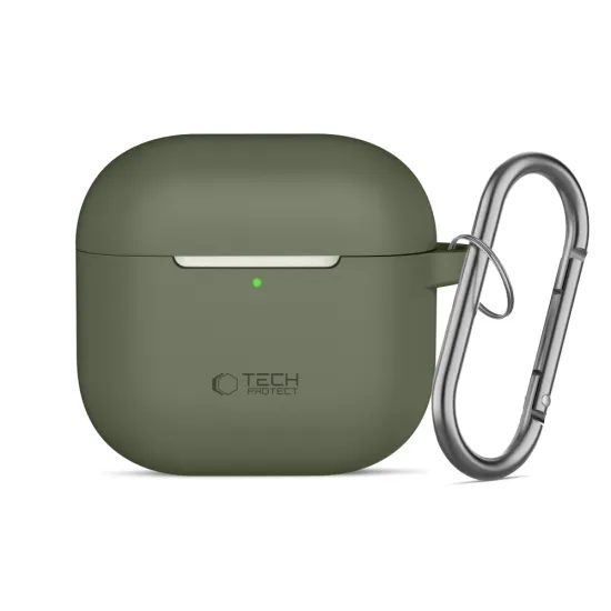 Tech-Protect Силиконов калъф, Apple AirPods 4 / 5, зелен