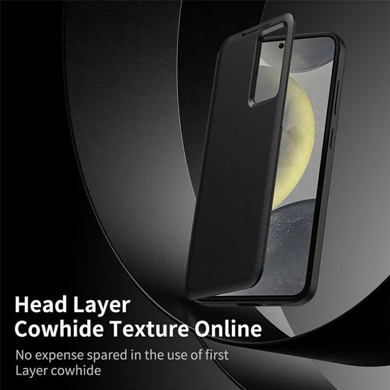 Techsuit SmartView Schutzhülle für Samsung Galaxy S26 Ultra - Flip Case mit Smart View Fenster - Schwarz