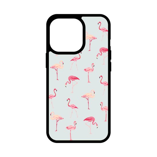 Momanio maska, iPhone 12 Pro Max, flamingosi