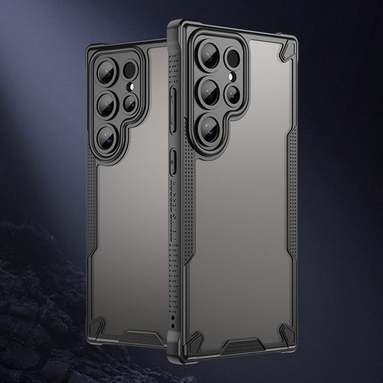 Samsung Galaxy S24 Ultra ümbris – ArmorShield Hybrid Case – must