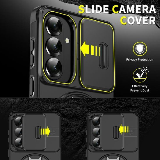 Θήκη Camslide Stand, Samsung Galaxy S26 Plus, μαύρη