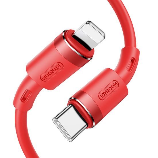 Joyroom USB-C Lightning kábel, PD 20W, 1.2m, piros (S-1224N9)