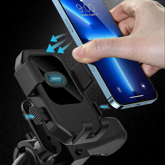 Dudao F7 kerékpár / motorkerékpár / robogó tartó, fekete
