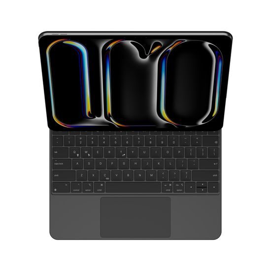 JP Magnetic Keyboard MK09 Aluminium θήκη tablet με πληκτρολόγιο, iPad Pro 12.9, 2018 / 2020 / 2021 / 2022, iPad Air 13 2024 / 2025, μαύρη