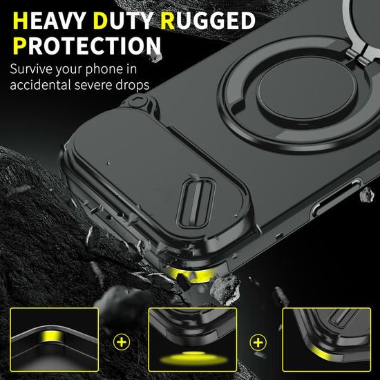 Θήκη Camslide Stand, iPhone Air, μαύρη