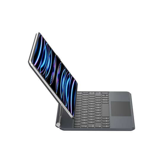 JP Magnetic Keyboard MK04C pouzdro na tablet s PIN socket připojením, iPad Pro 11 2018 / 2020 / 2021 / 2022, iPad Air 4 10.9 2020 / Air 5 10.9 2022 / Air 11 2024, černé