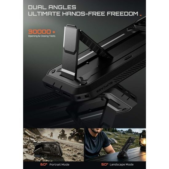 Supcase Unicorn Beetle Pro, iPhone 17 Pro / 18 Pro, černý
