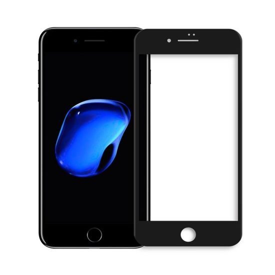 iPhone 7 PLUS, 8 PLUS, 5D Zaštitno kaljeno staklo, crna