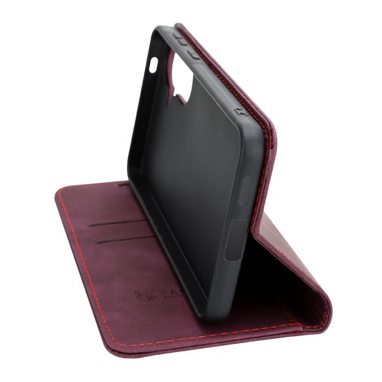 Tactical Xproof Schutzhülle für Samsung Galaxy A57 - Flip Case mit Magnetverschluss - Rot