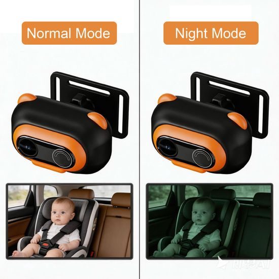 Smart Baby Monitor za auto s CarPlay i Android Auto