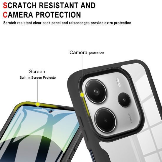 JP Defense έγχρωμη θήκη, Xiaomi Redmi Note 14 5G, ροζ