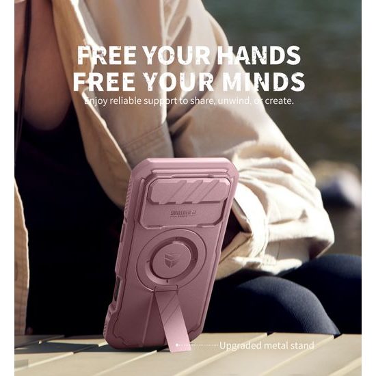 Θήκη Dexnor MagSafe Kickstand Camprotector iPhone Air, ροζ