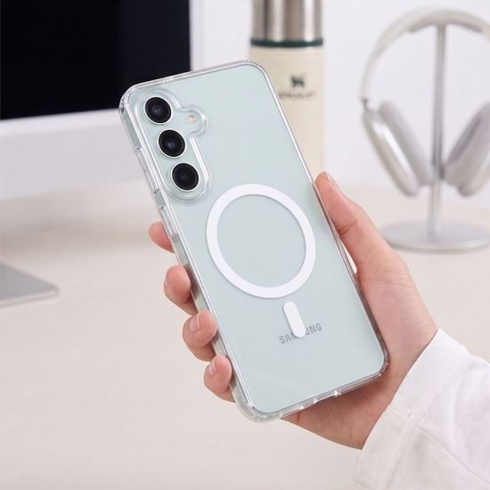 Samsung Galaxy S26 FE ümbris – Tech-Protect Flexair Hybrid MagSafe'iga – läbipaistev
