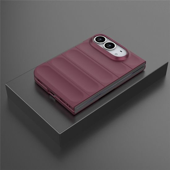 Magic Shield Case für iPhone Duo - Stoßfeste Schutzhülle aus TPU - Dark Cherry