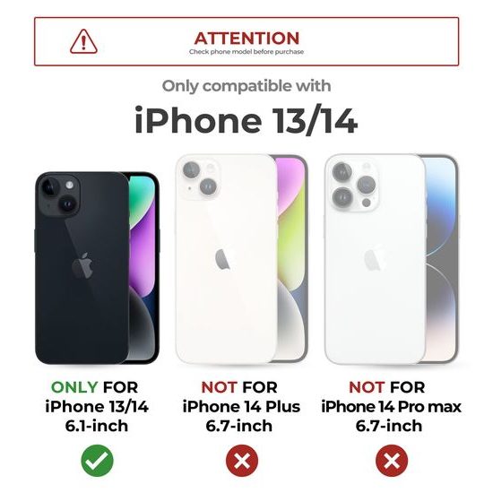 Dexnor MagSafe 360 Kickstand Camprotector obal iPhone 13 / 14, modrý