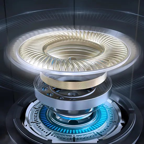 Dudao U21 ασύρματα ακουστικά, TWS ANC ENC, λευκά