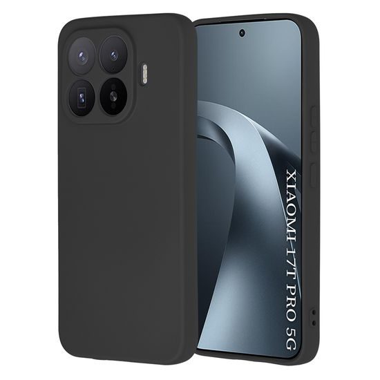 Techsuit SoftFlex maska, Xiaomi 17T Pro, crna