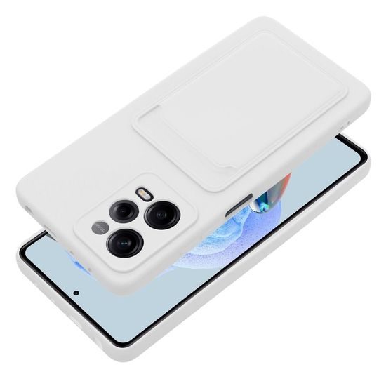 Card Case obal, Xiaomi Redmi Note 12 Pro 5G, bílý