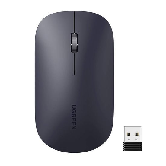 UGREEN MU001 Mouse wireless portabil, negru
