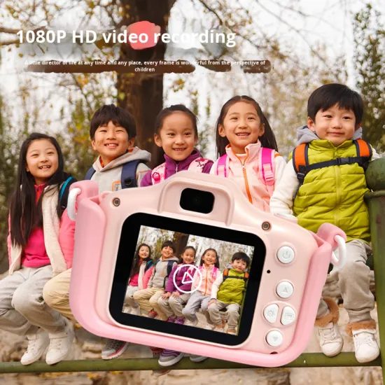 Kinder Digitalkamera Dino mit Display und Video - Grün