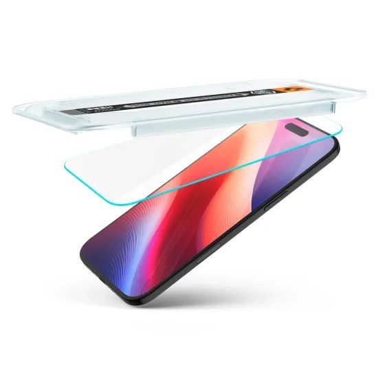 Spigen Glass.TR EZFit με εφαρμοστή, 2 τεμάχια, Σκληρυμένο γυαλί, iPhone Air