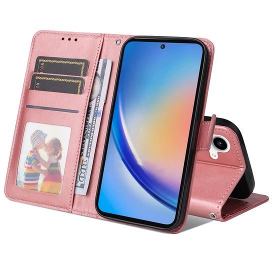Magnet Case, Samsung Galaxy A35, růžový