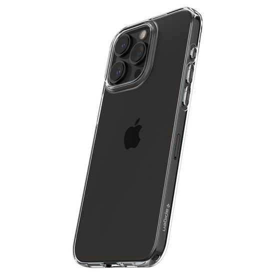 Spigen Liquid Crystal telefontok, iPhone 15 Pro Max, Crystal Clear