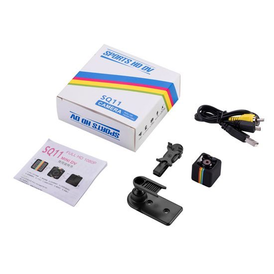 Μίνι Webcam FULL HD B4-SQ11 1080P, Μαύρη