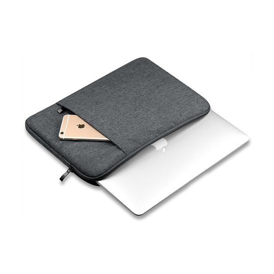 Tech-Protect Sleeve Laptop 15-16, gri închis