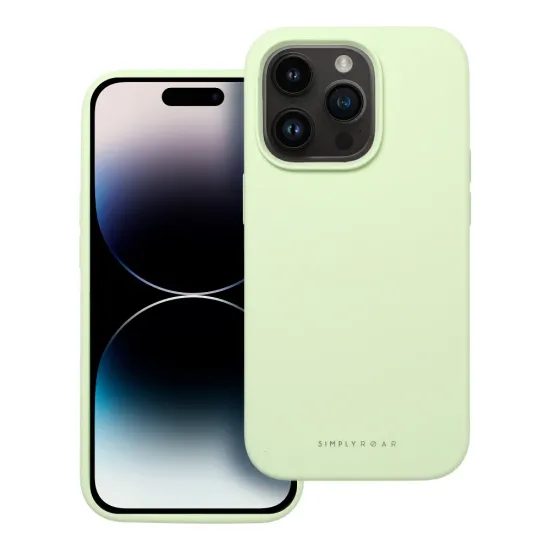 Roar Cloud-Skin, iPhone 15, světle zelený