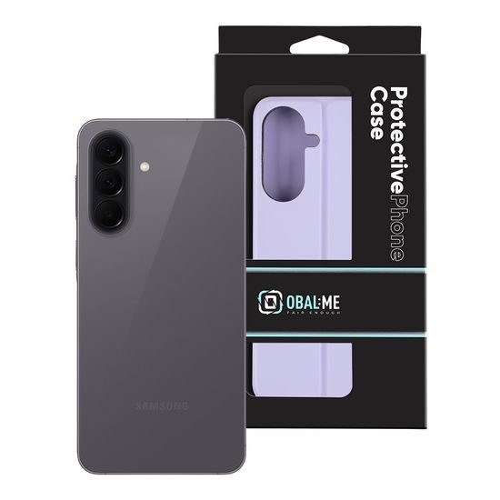 Samsung Galaxy A57 5G Hoesje - OBAL:ME SmoothTouch - PU Leren Portemonnee Case met Kaarthouder & Standaard - Lichtpaars