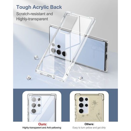 Suritch 360 Διάφανη Θήκη Samsung Galaxy S22 Ultra