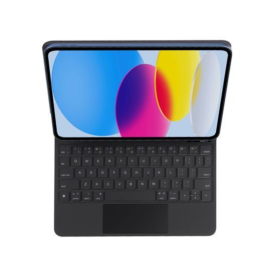 JP Magnetic Keyboard MK01 Tablet-Hülle mit Display, iPad 10.9 2022 (iPad 10) / iPad 11 2025 (iPad 11), schwarz