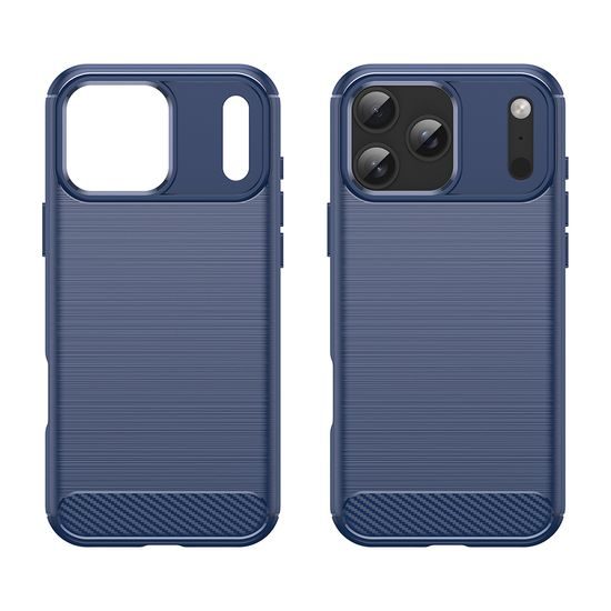 Etui Carbon, iPhone 17 Pro Max / 18 Pro Max, niebieskie