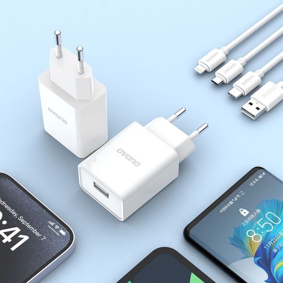 Dudao A4EU USB-A Ladegerät 2,1A - Netzteil Wandladegerät 10W - Weiß