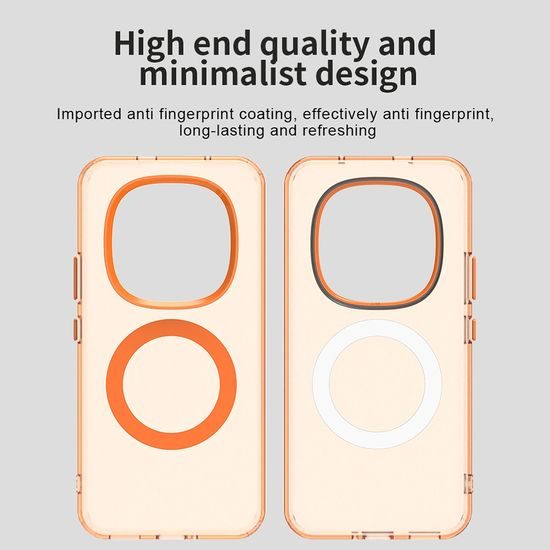 Techsuit CandyCase MagSafe, Xiaomi Redmi Note 15 Pro Plus 5G / Poco M8 Pro 5G, oranžový
