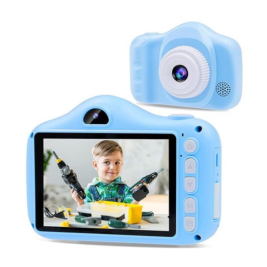 Digitálny fotoaparát pre deti, modrý
