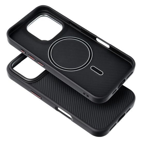 Carbon Elite Mag obal, iPhone 17 Pro Max / 18 Pro Max, čierny