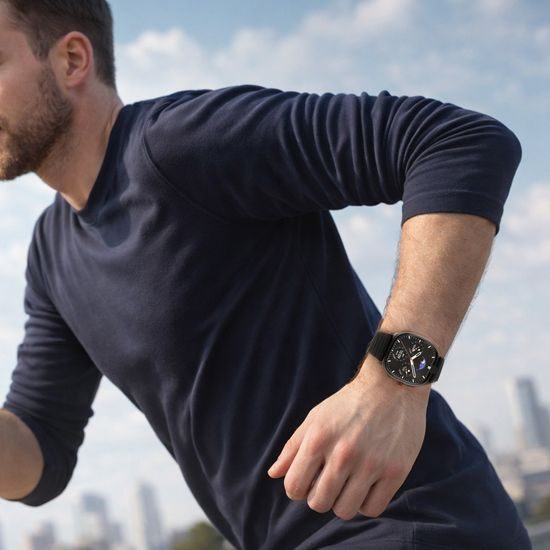 Blavec Mohito U-01 Chytré hodinky s hlasovými hovory, černé