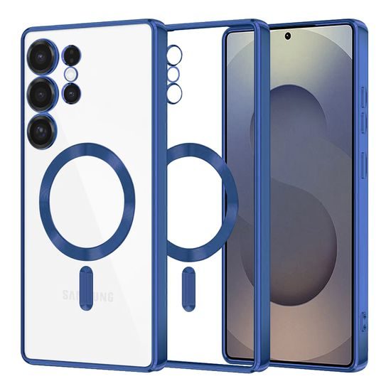 Techsuit Luxury Crystal MagSafe, Samsung Galaxy S25 Ultra, μπλε