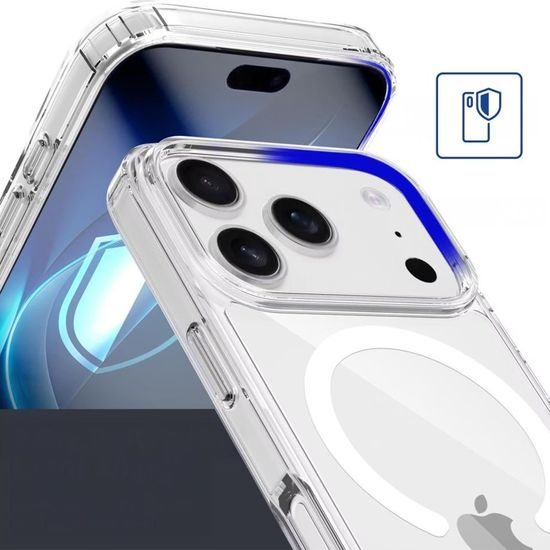 iPhone 17 Pro / iPhone 18 Pro vāciņš – 3mk Armor MagCase caurspīdīgs
