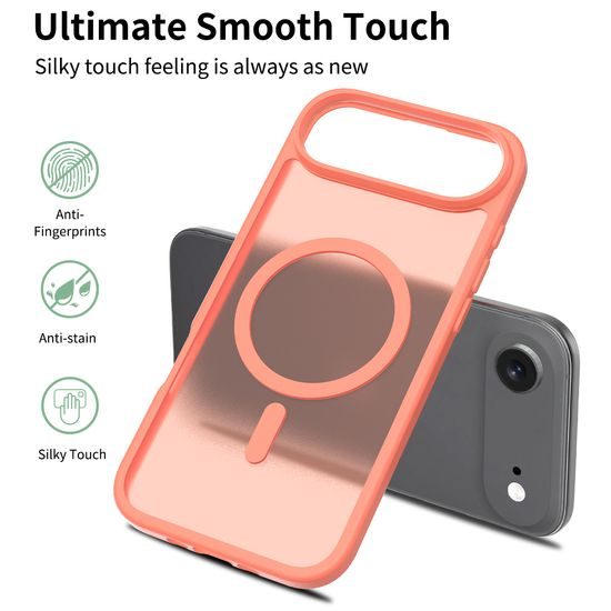 JP MagFit Colour MagSafe θήκη με μαγνήτη N52, iPhone Air, πορτοκαλί