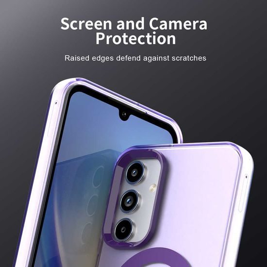 Techsuit CandyCase MagSafe, Samsung Galaxy A15 4G / 5G, μωβ