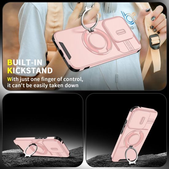 Θήκη Camslide Stand, Xiaomi 15T, ροζ