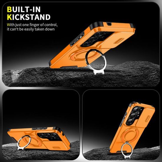 Θήκη Camslide Stand, Samsung Galaxy S26 Ultra, πορτοκαλί